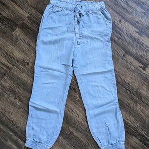 DRAWSTRING Mid Rise Joggers Waist Bow - Women's Size S